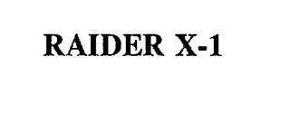 RAIDER X-1