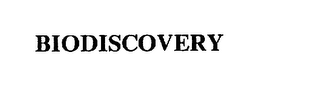 BIODISCOVERY