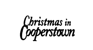 CHRISTMAS IN COOPERSTOWN