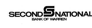 SECOND NATIONAL BANK OF WARREN