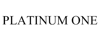 PLATINUM ONE