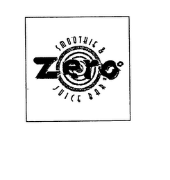 ZERO SMOOTHIE & JUICE BAR