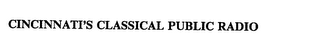 CINCINNATI'S CLASSICAL PUBLIC RADIO