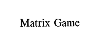 MATRIX GAME