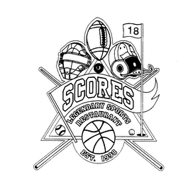 SCORES LEGENDARY SPORTS RESTAURANT