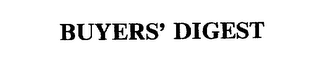 BUYERS' DIGEST