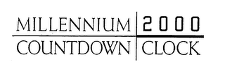 MILLENNIUM 2000 COUNTDOWN CLOCK