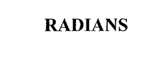 RADIANS