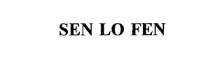 SEN LO FEN