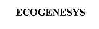 ECOGENESYS