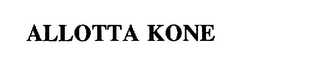 ALLOTTA KONE