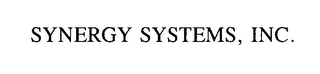 SYNERGY SYSTEMS, INC.