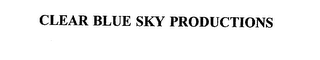 CLEAR BLUE SKY PRODUCTIONS