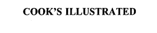 COOK'S ILLUSTRATED
