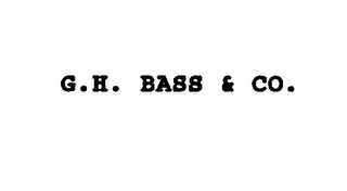 G.H. BASS & CO.