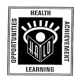 HALO HEALTH ACHIEVEMENT LEARNING OPPORTUNITIES