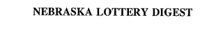 NEBRASKA LOTTERY DIGEST