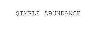 SIMPLE ABUNDANCE