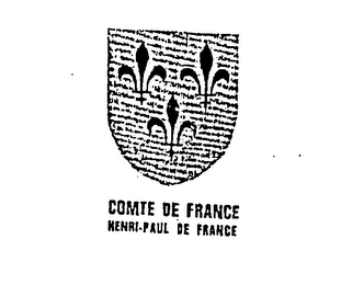 COMTE DE FRANCE HENRI-PAUL DE FRANCE