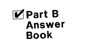 PART B ANSWER BOOK