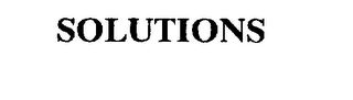 SOLUTIONS
