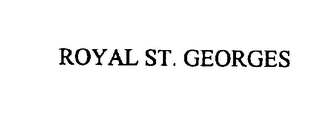 ROYAL ST. GEORGES