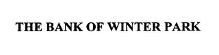 THE BANK OF WINTER PARK