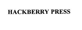 HACKBERRY PRESS