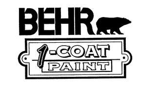 BEHR 1-COAT PAINT
