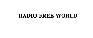 RADIO FREE WORLD