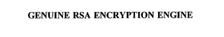 GENUINE RSA ENCRYPTION ENGINE