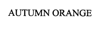 AUTUMN ORANGE