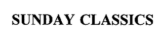 SUNDAY CLASSICS