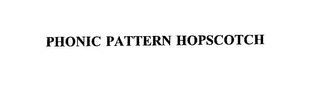 PHONIC PATTERN HOPSCOTCH