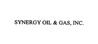 SYNERGY OIL & GAS, INC.