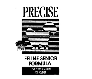 PRECISE FELINE SENIOR FORMULA FOR CATS 9 YEARS OR OLDER NEW FORMULA NATURAL CHICKEN FLAVOR