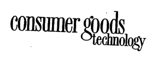 CONSUMER GOODS TECHNOLOGY