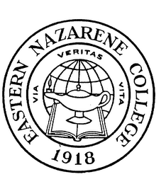 EASTERN NAZARENE COLLEGE 1918 VIA VERITAS VITA