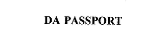DA PASSPORT