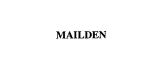 MAILDEN