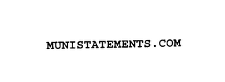 MUNISTATEMENTS.COM
