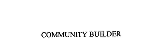 COMMUNITY BUILDER