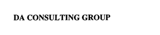 DA CONSULTING GROUP