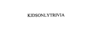 KIDSONLYTRIVIA