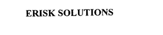 ERISK SOLUTIONS