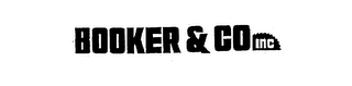 BOOKER & CO INC.