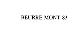 BEURREMONT 83%
