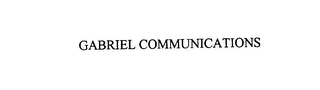 GABRIEL COMMUNICATIONS