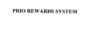 PRIO REWARDS SYSTEM