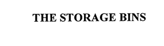 THE STORAGE BINS